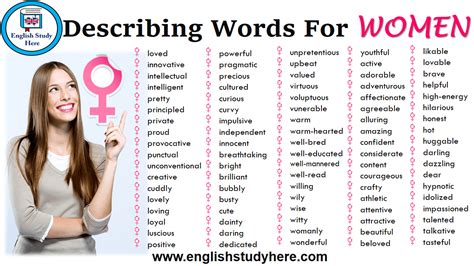 synonyms of womanly|words that describe being womanly.